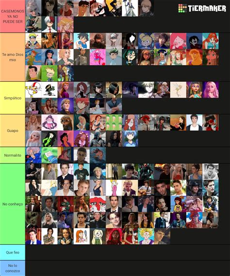 Crush De Infancia Chicas Y Chicos Tier List Community Rankings