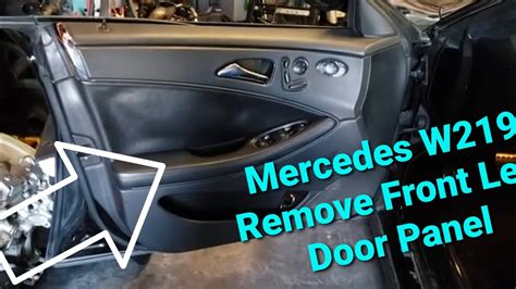 MERCREDES CLS55 CLS550 CLS63 CLS500 W219 HOW TO REMOVE FRONT LEFT DOOR