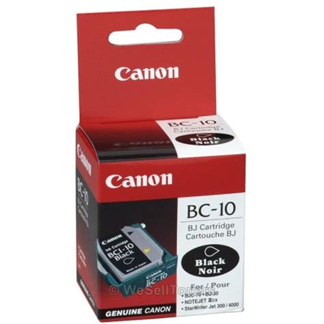 New Genuine Canon Bc 10 Black Printhead Bc10 Retail Box