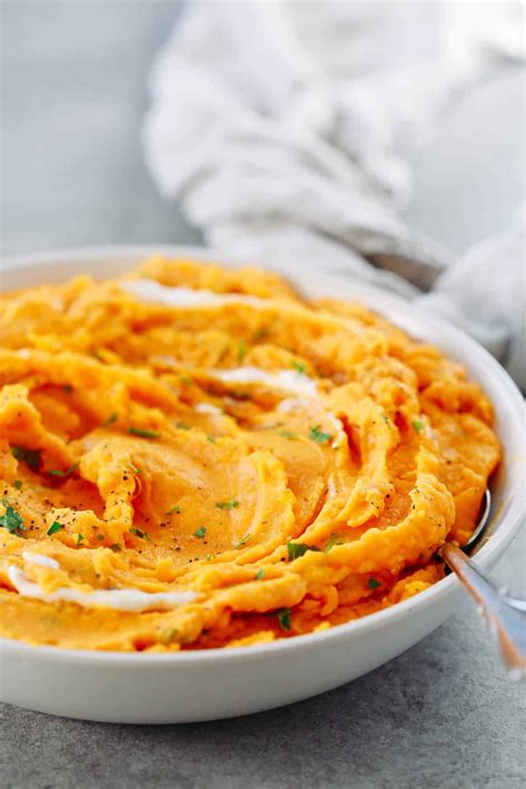 Creamy Savory Mashed Sweet Potatoes Primavera Kitchen