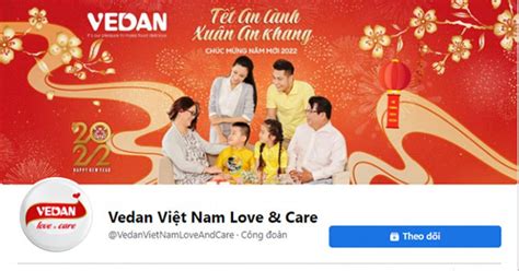 vedan viet nam love care fanpage noi bo chinh thuc danh cho cbcnv