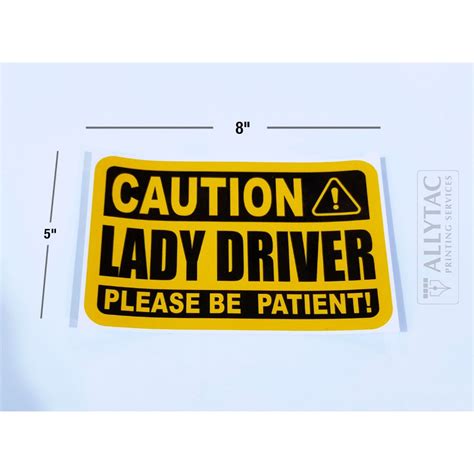 Caution New Driver Sign Vinyl Sticker Laminated Lazada Ph