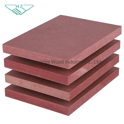 High Quality Standard Size Fireproof Mdf Board Fire Rated Mdf Board