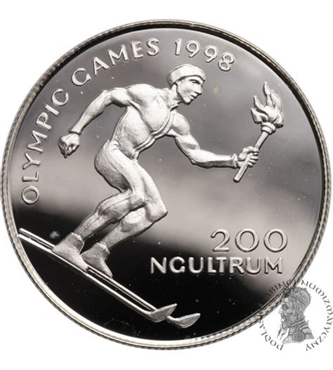 Bhutan 500 Ngultrums 1996 XVIII Zimowe Igrzyska Olimpijskie Nagano 1998