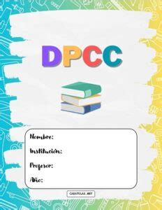 Ll Car Tula De Dpcc Para Secundaria Descargar Word