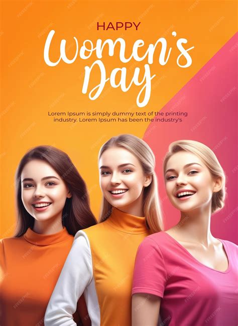 Premium Psd Psd Womens Day Banner Background Design Template