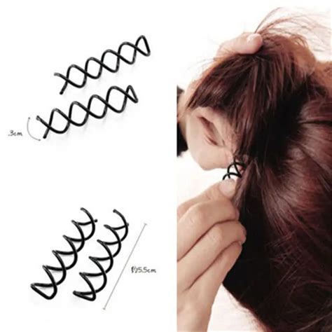 5PCS Spiral Spin Screw Bobby Pin Hair Clip Twist Braiders Barrette