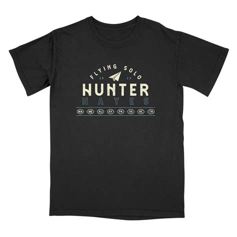 Flying Solo Tour Tee Hunter Hayes Merch