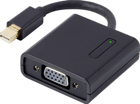 Renkforce Rf 4455816 Displayport Vga Adapter 1x Mini Displayport