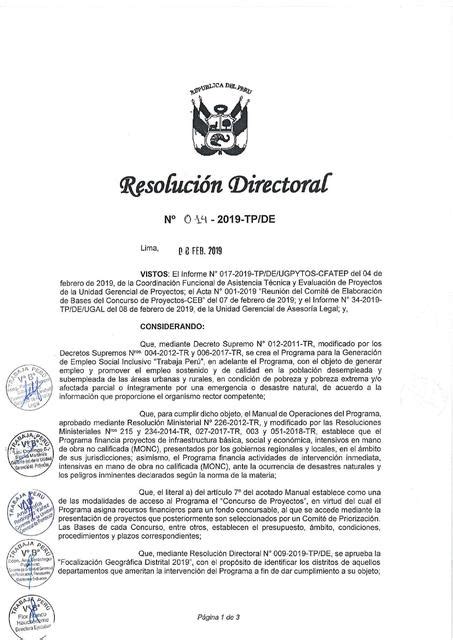 Resoluci N Directoral Jose Luis Al Bellido Huaman Udocz