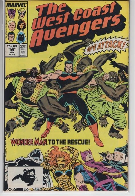 West Coast Avengers Fn Vf Collector S Edge Comics