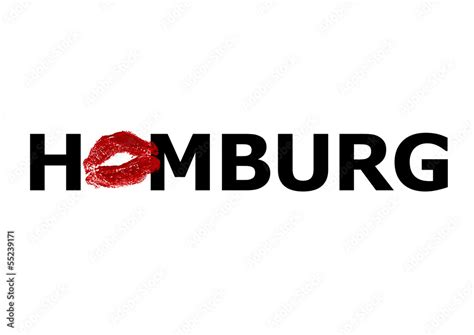 I Love Hamburg Schriftzug Stock Vektorgrafik Adobe Stock