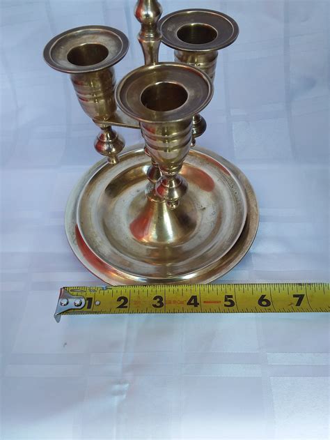 Solid Brass Home Decor India Candle Holder Etsy España