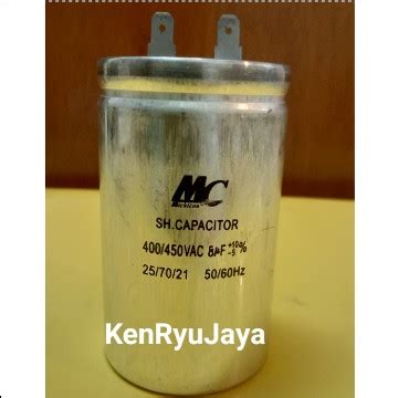 jual kapasitor capacitor uf  vac mc shopee indonesia
