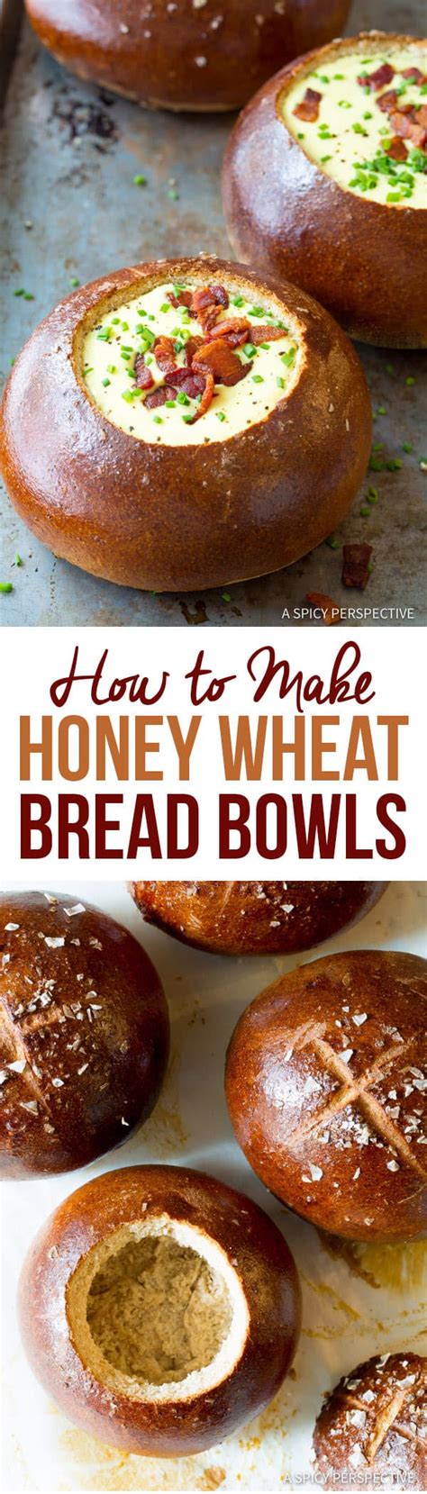 Honey Wheat Bread Bowl Recipe - A Spicy Perspective