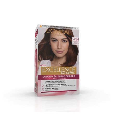 Buy Loréal Paris Excellence Creme 4 54 Dark Copper Mahogany Hair Dye