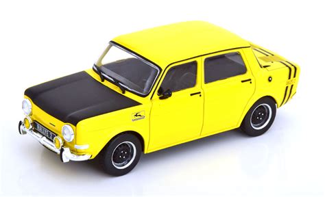 Simca 1000 Rally 2 Yellow Black 1 24 Traffic Modelcars