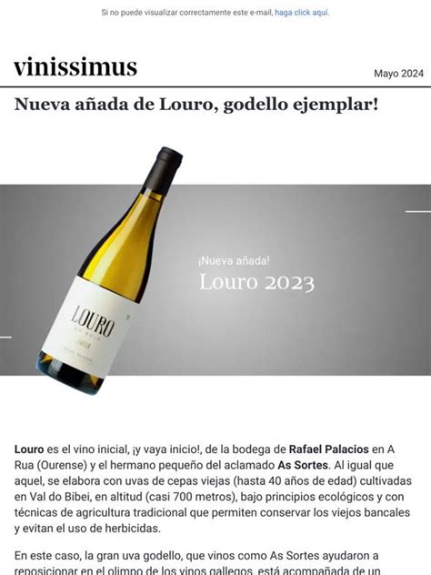 Vinissimus Descubre La Nueva A Ada De Louro Milled