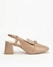 Buy Nude Heeled Sandals For Women By SCENTRA Online Ajio