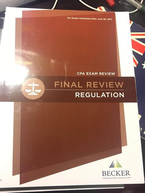 CPA FINAL REVIEW REGULATION V 3 1 BECKER REG Becker 9781943628360