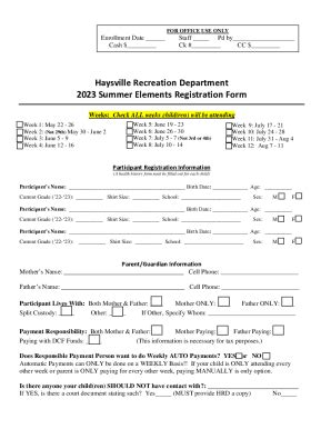 Fillable Online Personal History Statement Instructions Fax Email Print