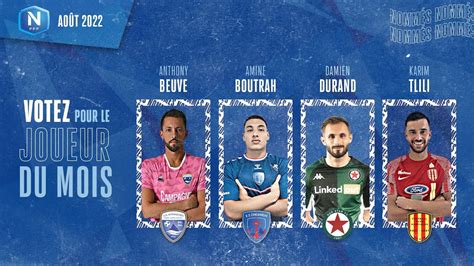 Qui remportera le Trophée du joueur du mois d août I National FFF