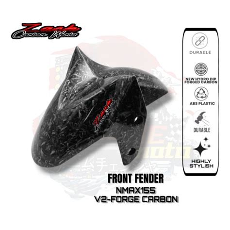 New Yamaha Nmax Forged Hydro Dip Carbon Front Fender Shopee Philippines