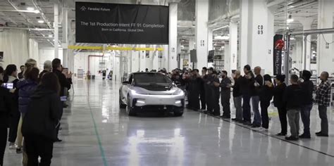 Faraday Future Unveils Production Intent FF 91 Bills It As The First