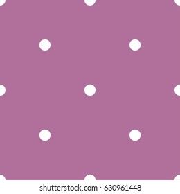 Tile Vector Pattern White Polka Dots Stock Vector Royalty Free