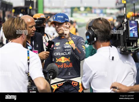 Zandvoort Max Verstappen De Red Bull Racing Pendant Le Grand Prix Des