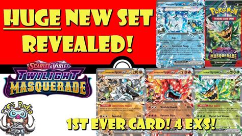 HUGE New Pokémon TCG Set Revealed Twilight Masquerade 4 Ogerpon exs