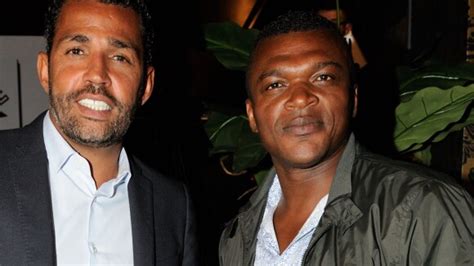 Photo Marcel Desailly et sa femme Virginie au Nikki Beach à Saint