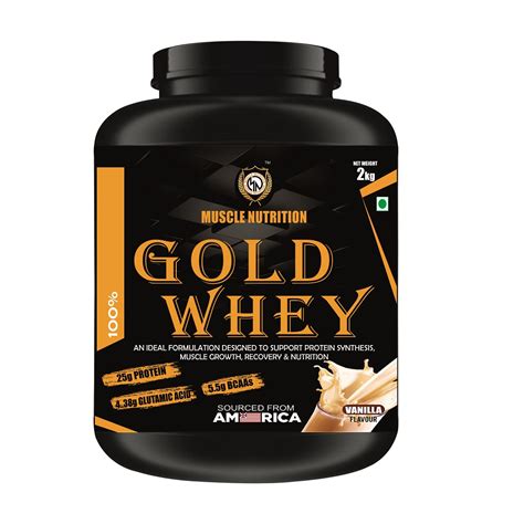 Muscle Nutrition 100 Gold Whey Protein 2kg Chocolate