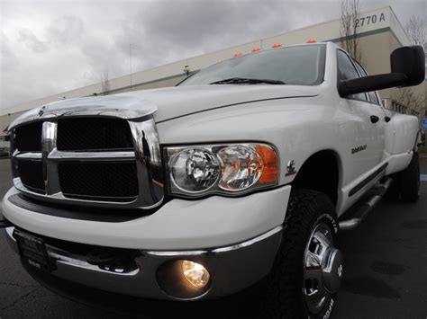 2003 Dodge Ram 3500 Slt Crew Cab 4x4 5 9l Diesel Dually 71k Miles