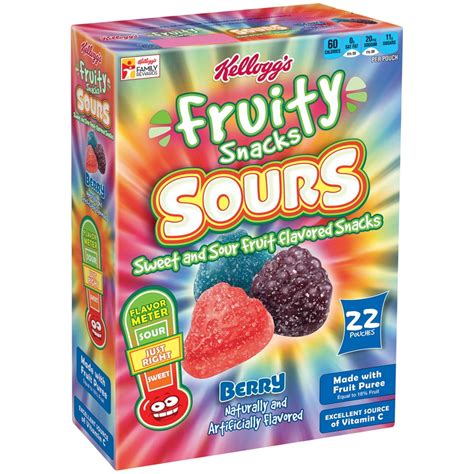 Kellogg S Fruity Snacks Berry Sours Ct Ct Walmart