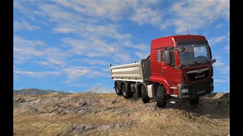 Man Tgs Euro 6 Offroad Testing In Beamng Drive Youtube