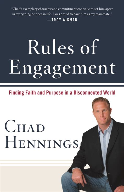 Autographed Copy of Rules of Engagement - Chad Hennings