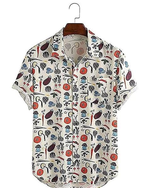 Fashion Men Poly Cotton Lining Digital Printed Stitched Half