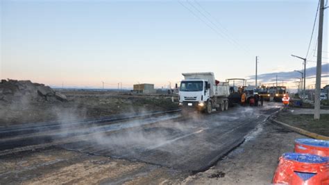 El Municipio avanza con la pavimentación de Chacra XI en Río Grande