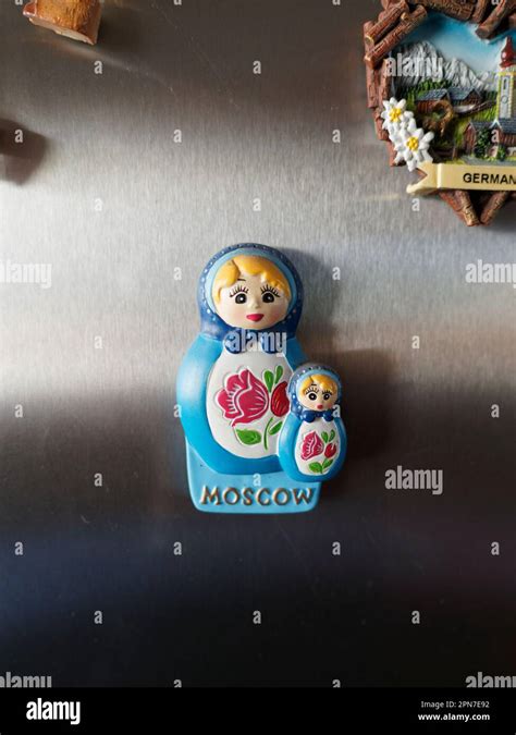 Russian Doll Fridge Magnet Stock Photo Alamy