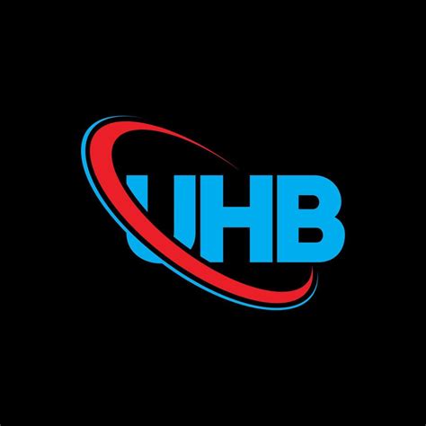 UHB logo. UHB letter. UHB letter logo design. Initials UHB logo linked with circle and uppercase ...