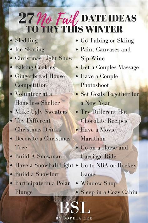 Winter Date Ideas 27 Date Ideas You Have To Take Your Boyfriend On