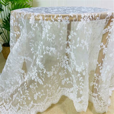 New Water Soluble Mesh Lace Embroidery Fabric White Milk Silk Lace