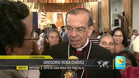 CARDENAL ROSA CHÁVEZ EN VOTO DE NUEVAS MONJAS EN OSICALA YouTube