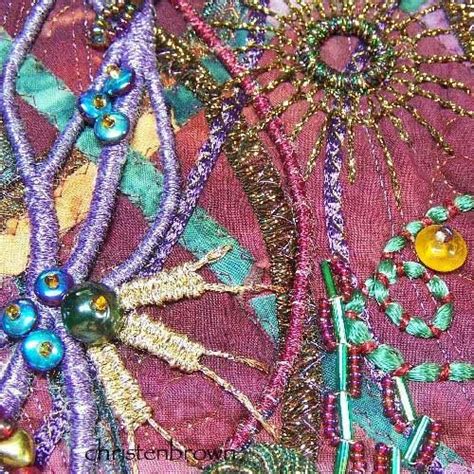 art quilt embroidery