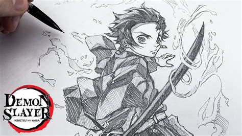 Comment Dessiner Tanjiro Kamado De Demon Slayer TUTO Zelda