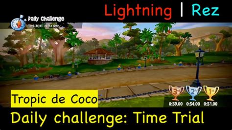 Daily Challenge Time Trial Tropic De Coco Youtube