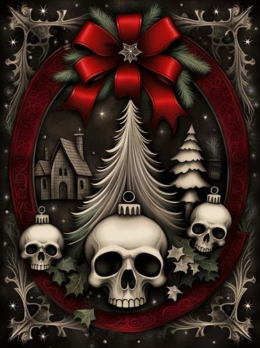 Gothic Christmas A Cup Craftsuprint