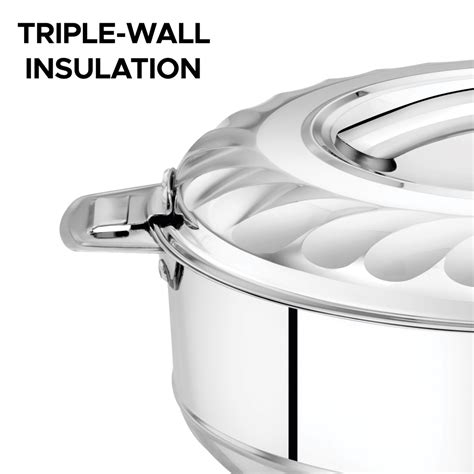 Sq Professional 9483 Jumbo Contour Stainless Steel Hot Pot Set 3pc 10