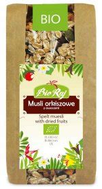 Musli Orkiszowe Z Owocami BIO 300G Płatki Produkty sypkie i suche